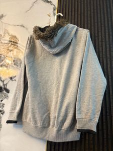 grey Coloured Hoodie