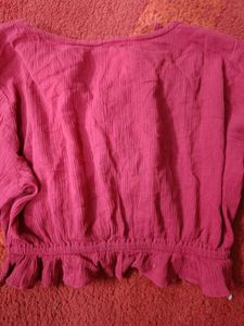 Red Crop Top | Global Desi