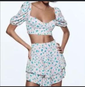 Zara Floral Print Top