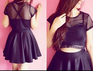 Ewa Young Black Two-Piece Outfit