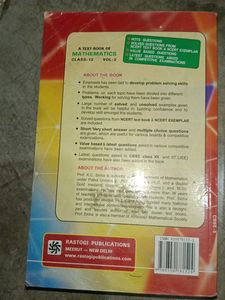 Class 12 Mathematics Textbook