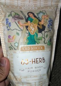Old School 63-Herb Hair Wash Powder