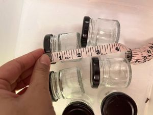 Set Of 6 Glass Jars