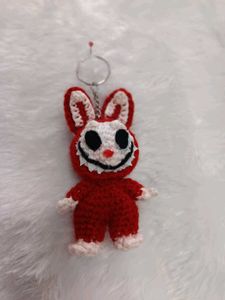 Crochet Labubu Dall Keychain