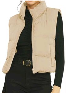Brown Puffer Vest