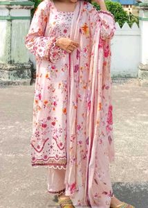 Pink Floral 3-Piece Suit