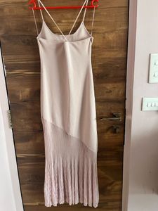 Zara Pleated Mermaid Knit Dress