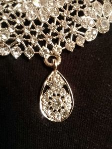 Sparkling Rhinestone Choker Necklace