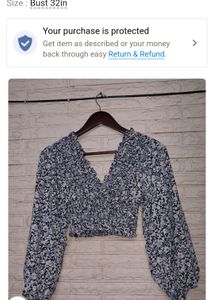 Grey Corset Type Top