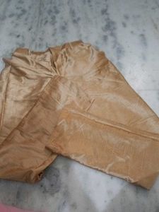 Gold Patterned Waistcoat Set With Pant And Kurta