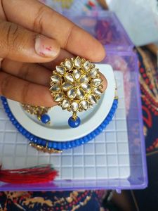 Statement Kundan & Beaded Jewelry Set