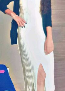 Ribbed Knit Midi Dress