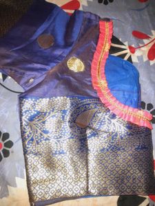 Banarasi Saree With Stitched Blouse