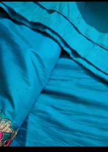 Sea Green Shiney Saree