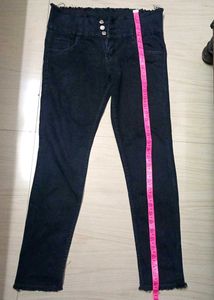Dark Blue Denim Jeans