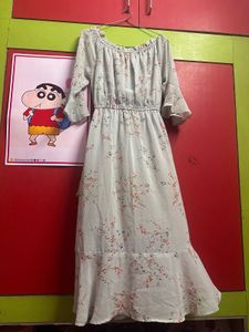 Floral Off-Shoulder Maxi Dress