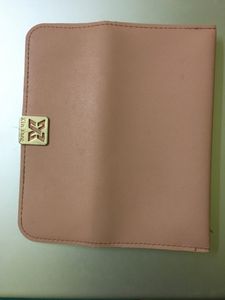 peach pink wallet
