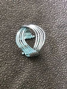 Silver Tone Bangle Bracelet