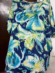 Plus Size Satin Top