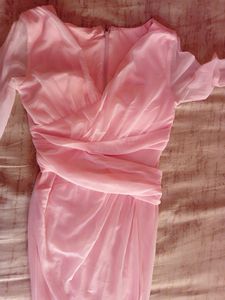 Peach Bodycon Dress
