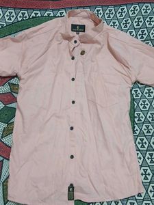 Peach Casual Shirt