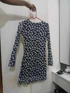 Floral Print Mini Dress (with price tag)
