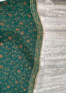 Green Gota Patti Anarkali Set