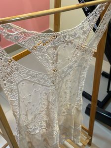 Boho Lace Detail Tank Top