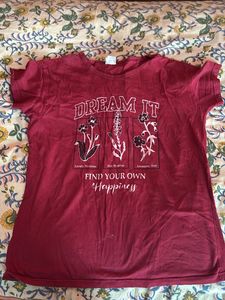 Pure Cotton Material T Shirt For Summer