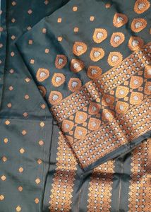 Assamese Mix pat Machine Made Mekhela Sador