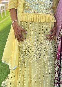 Mirrors Work Lehnga Choli💛