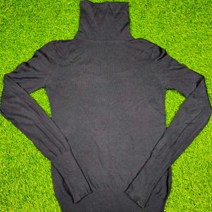 Black Turtleneck Sweater