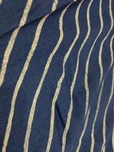Striped Navy Blue Kurta