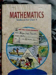 Mathematics NCERT Textbook For Class 10th (X)