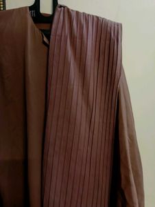 Pink Colour Abaya With Scarf 💗