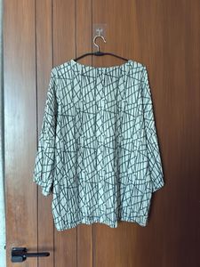 Zara Printed /knitted Women&#39;s Top