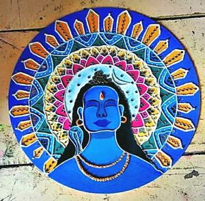 Handmade Shiva Mandala Wall Art