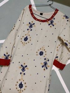 Elegant Embroidered Kurta