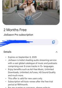 JioSaavn Pro - 2 Months Free!