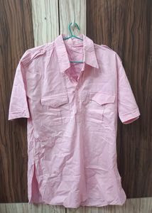 Pink Casual Shirt