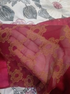 Maroon Brasso Saree