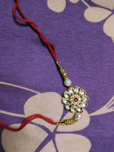 Elegant Kundan Rakhi