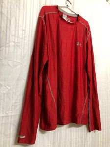 Under Armour Red Long Sleeve T Shirt