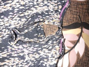 Patterned Long Sleeve Top