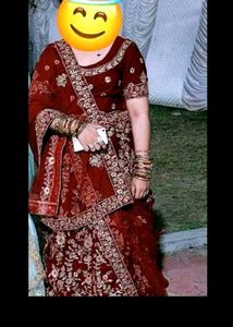 Gorgeous Maroon Lengha