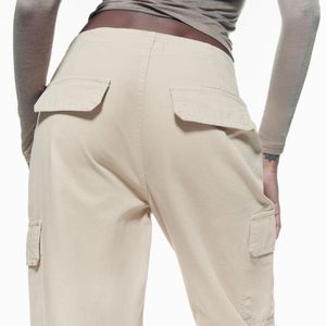 Zara High Rise Cargo Pants
