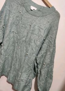 Light Grey Winter Top For Girl Or Woman 42 Bust