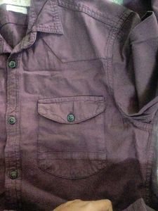Maroon Casual Shirt