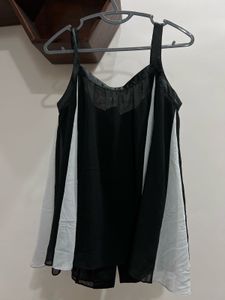 Black &amp; White Tank Top