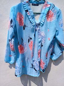 Floral  Top  Zara Basic